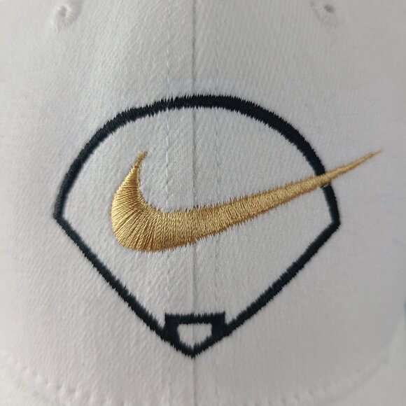 Nike Fitted Medium/ Large Cap RN 56323 CA 05553‎ Gold Check  Baseball Diamond - Picture 4 of 12